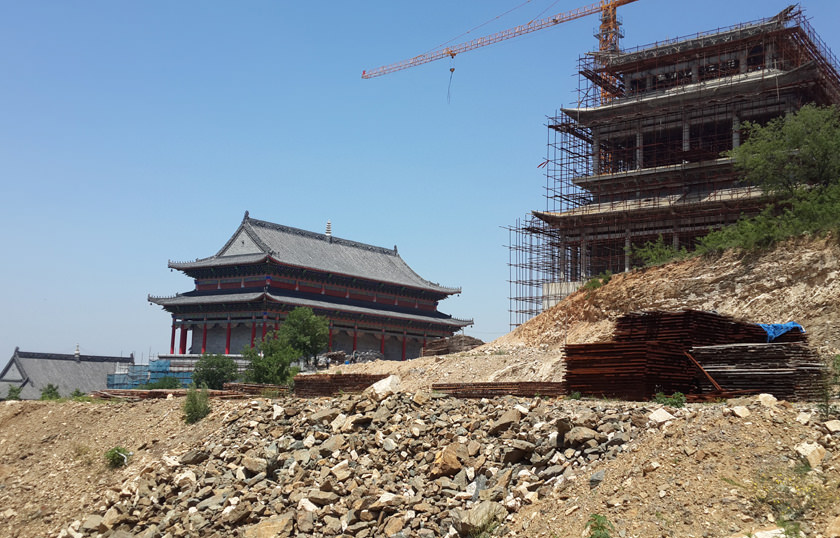寺院建筑工程施工現(xiàn)場 寺院建筑工程施工現(xiàn)場